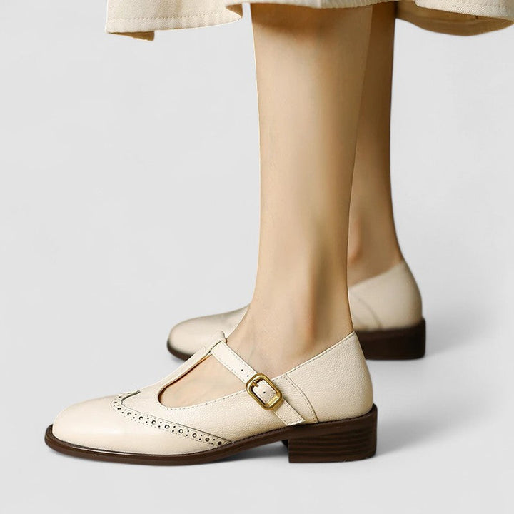 Margot | Perforated Mary Janes