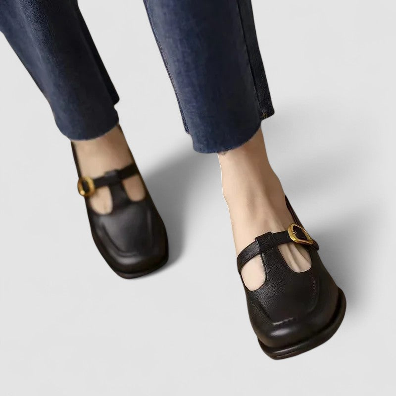 Tabitha | Flat Square-Toe Mary Janes