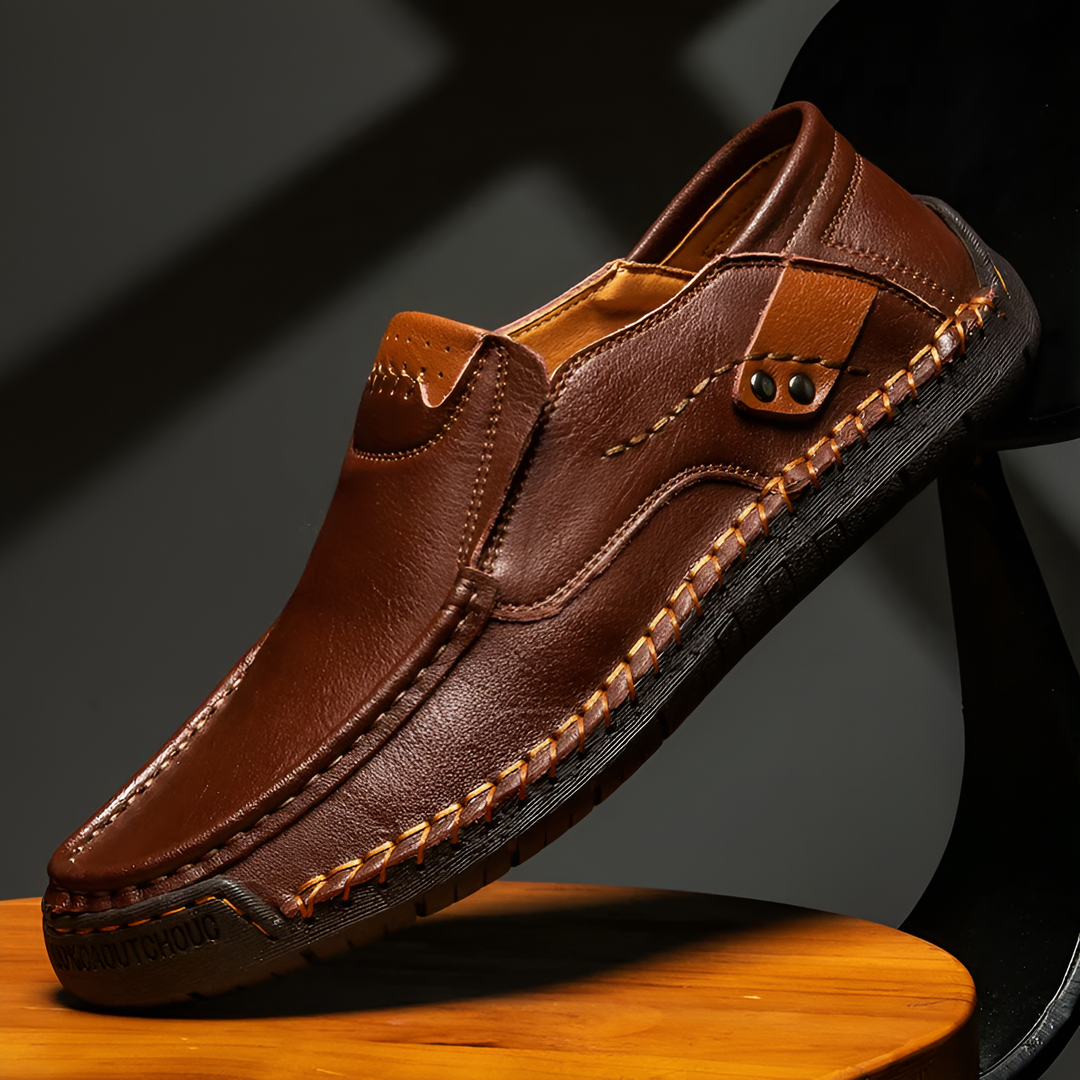 Cedric Leather Loafers - Dark Brown