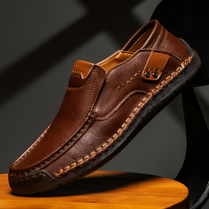 Cedric Leather Loafers - Dark Brown