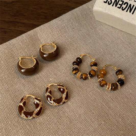 Golden Vintage Exquisite Earrings