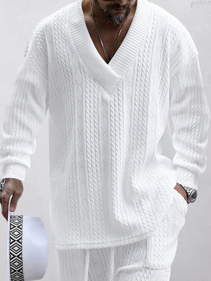 George Cable Jacquard Athleisure Set