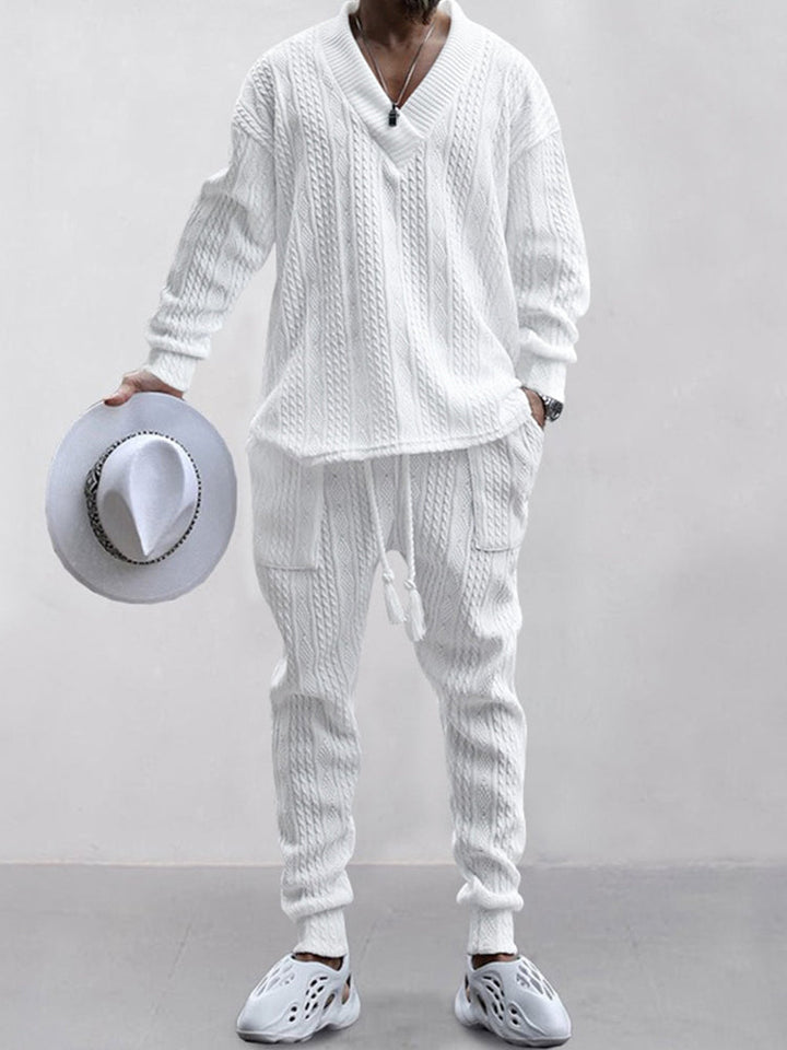George Cable Jacquard Athleisure Set