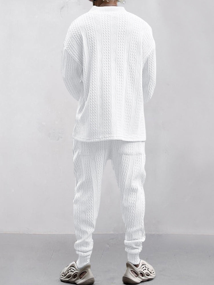 George Cable Jacquard Athleisure Set