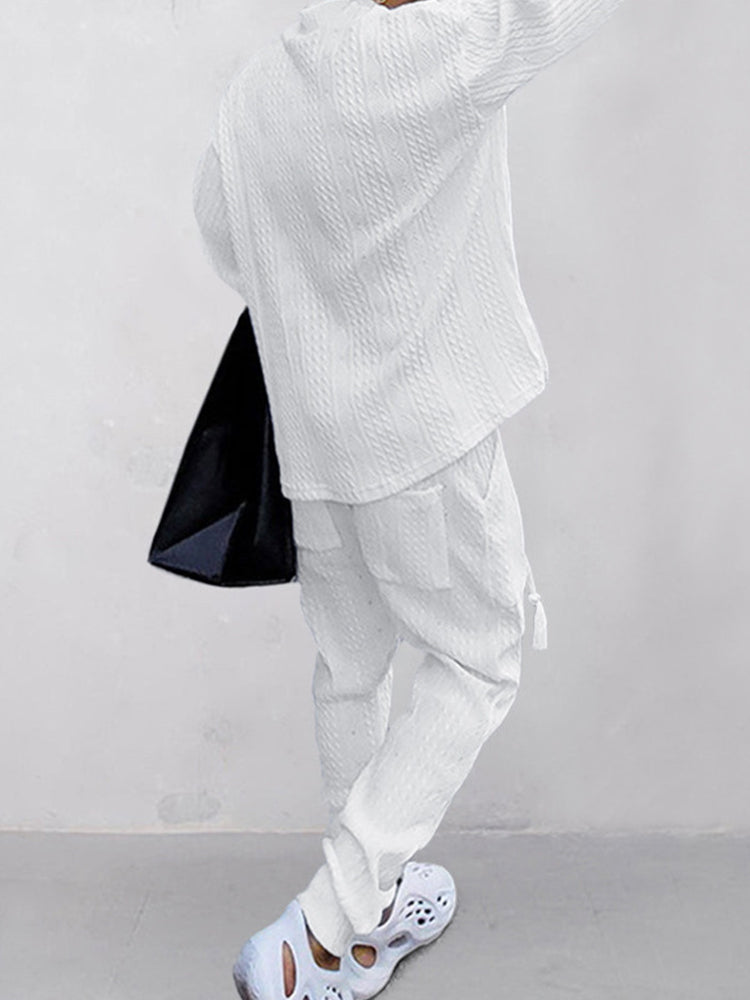 George Cable Jacquard Athleisure Set
