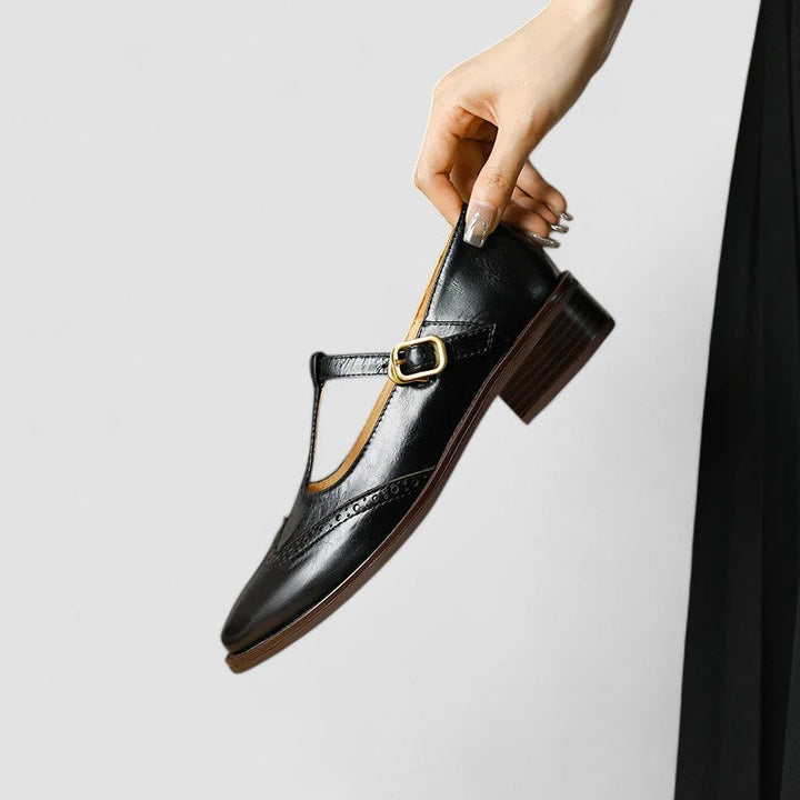 Margot | Perforated Mary Janes