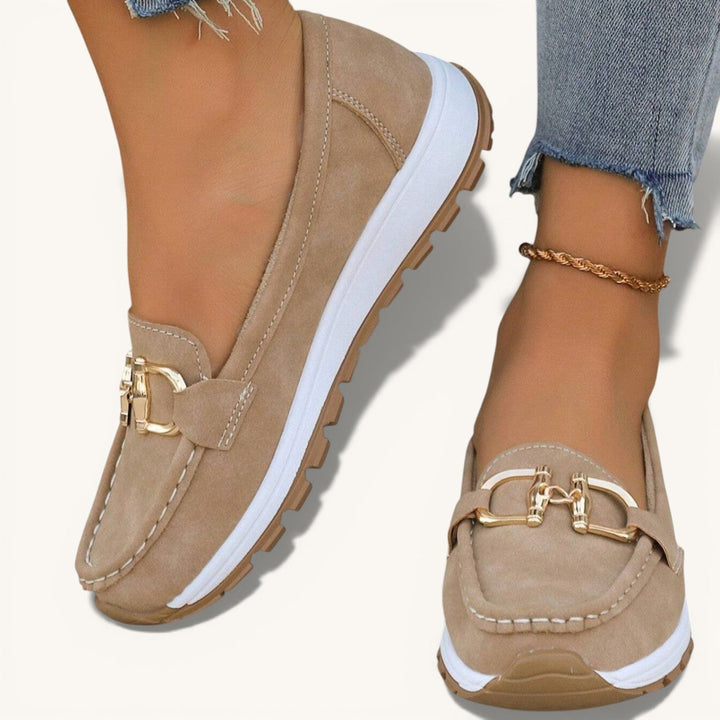 Freya | Flat Buckle Loafers