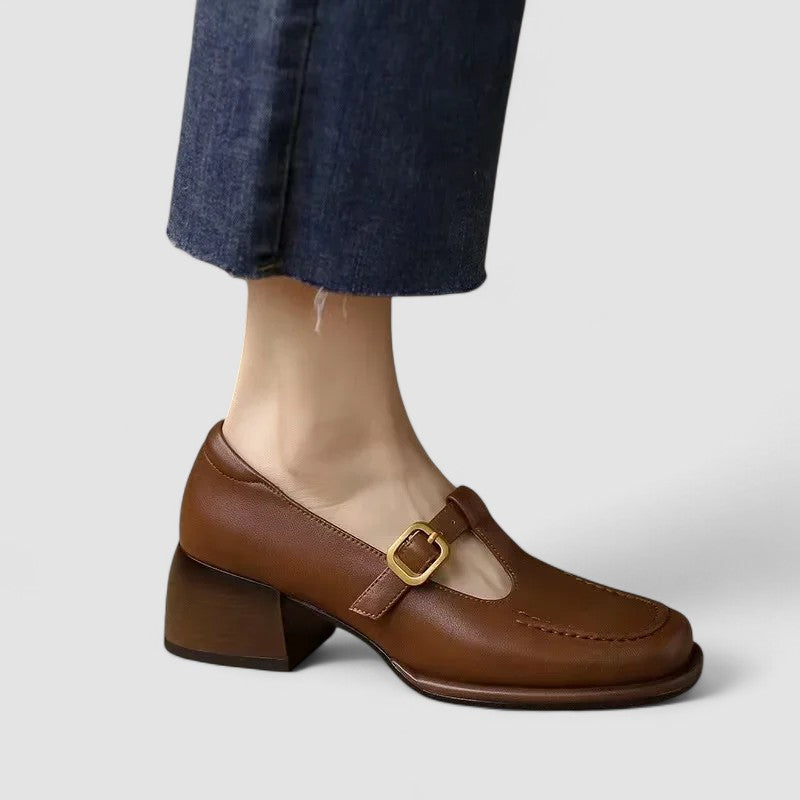 Tabitha | Flat Square-Toe Mary Janes