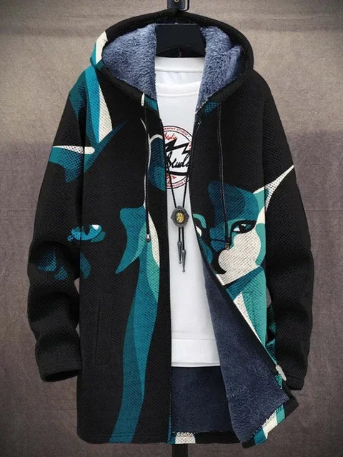 Anna | Artistic Print Coat