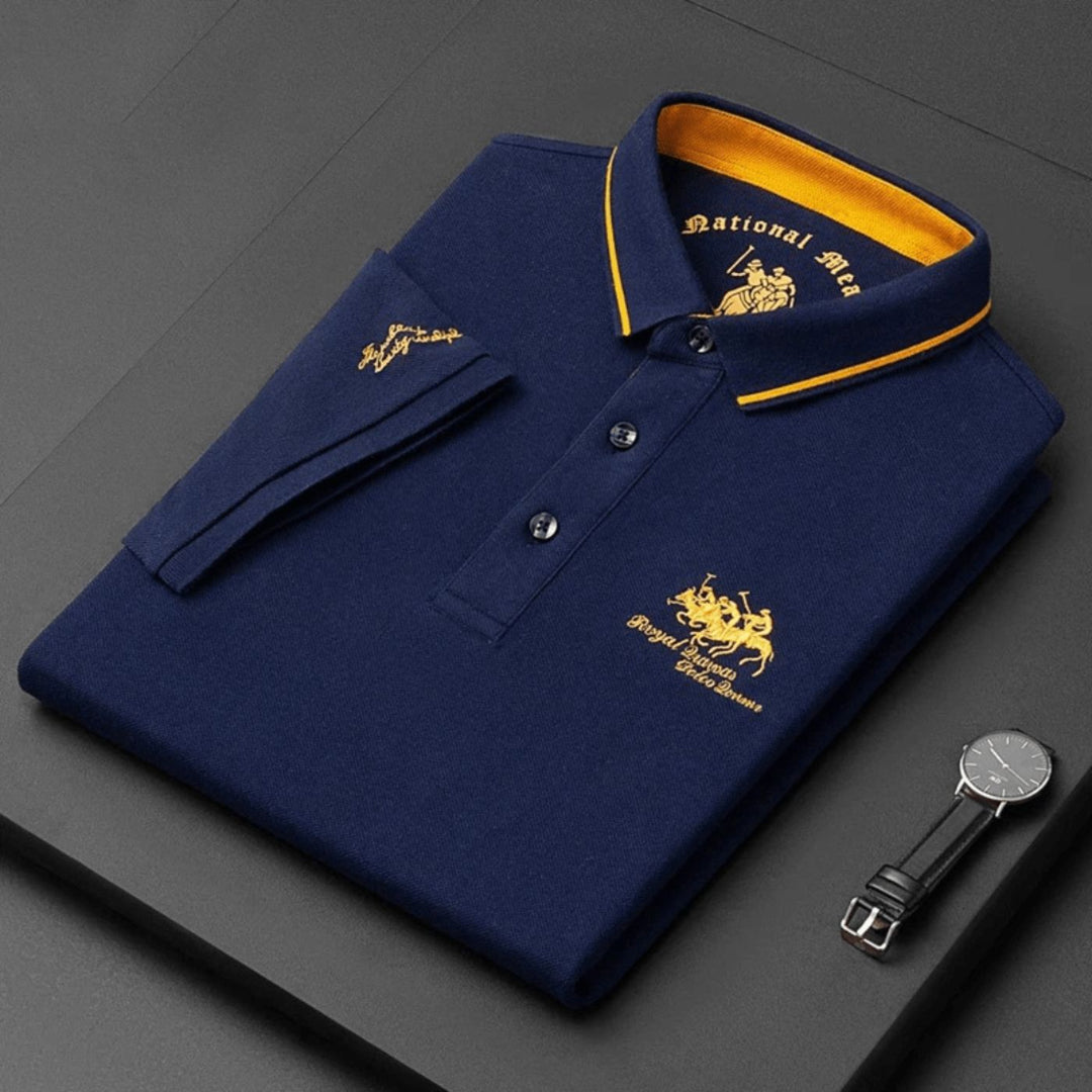 Pietro Luxury Polo Shirt - Blue