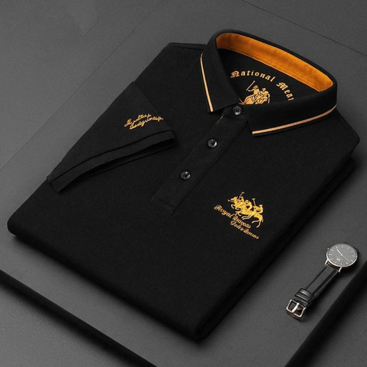 Pietro Luxury Polo Shirt - Black