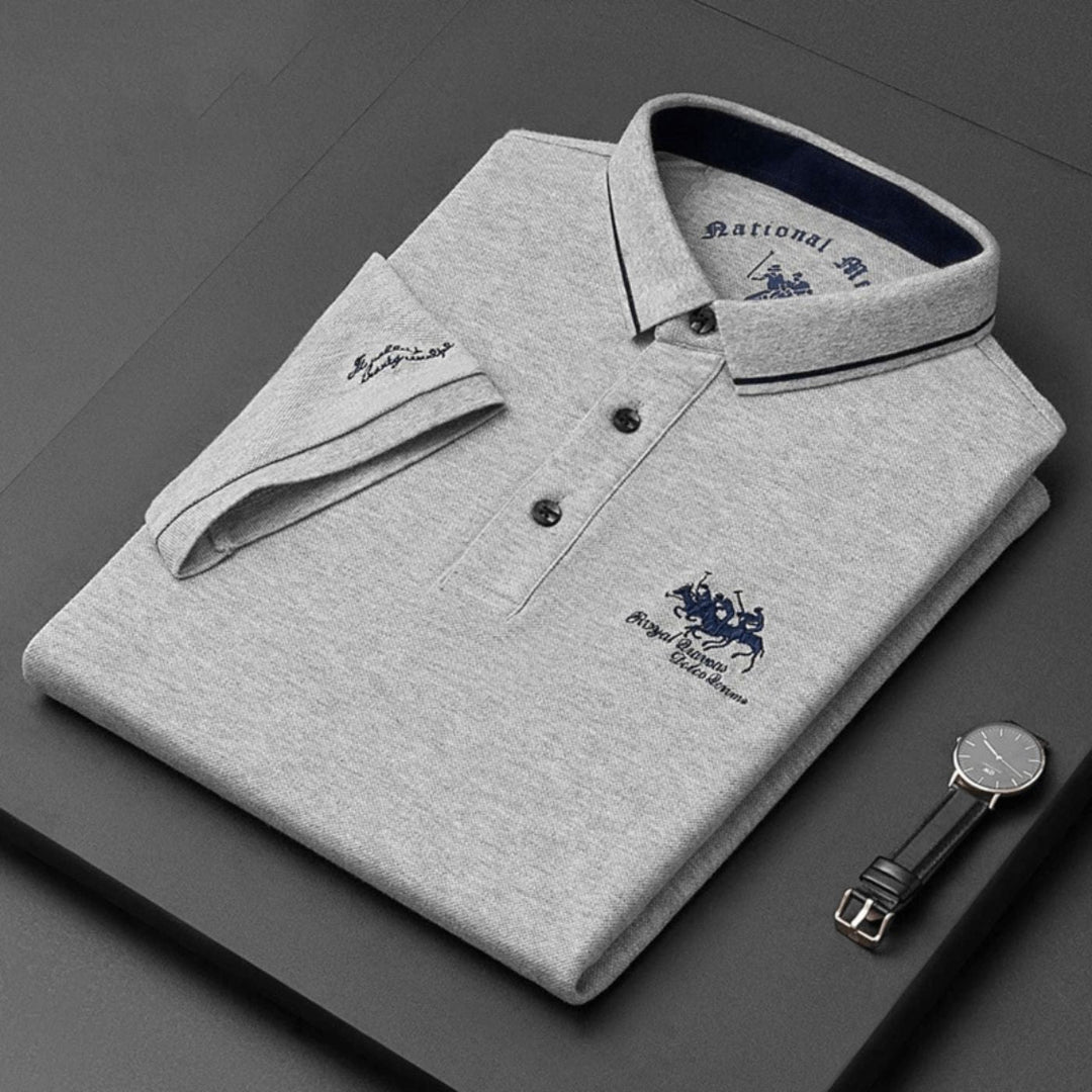 Pietro Luxury Polo Shirt - Grey