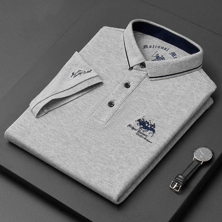Pietro Luxury Polo Shirt - Grey