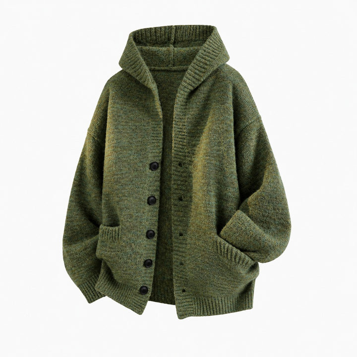 Edmund | Hooded V-Neck Cardigan