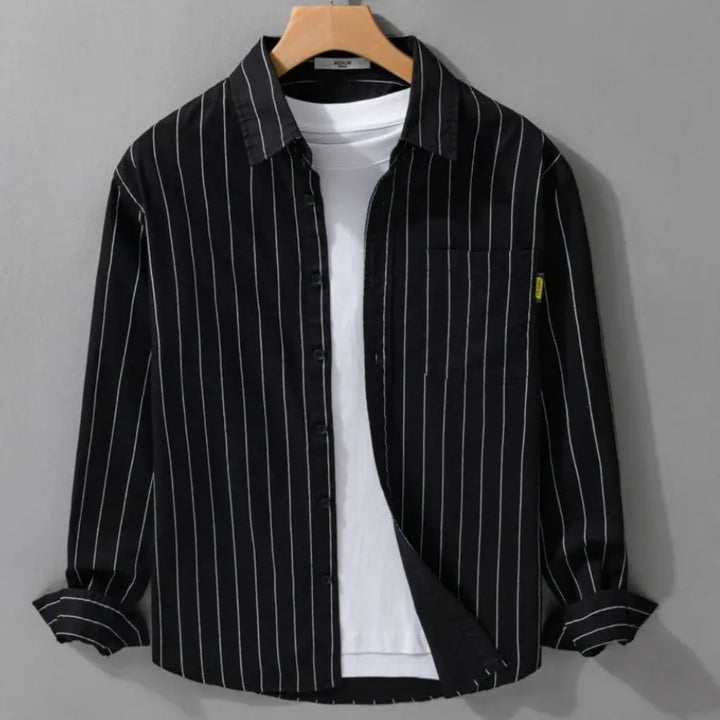 Charlie | Striped Button-Front Shirt