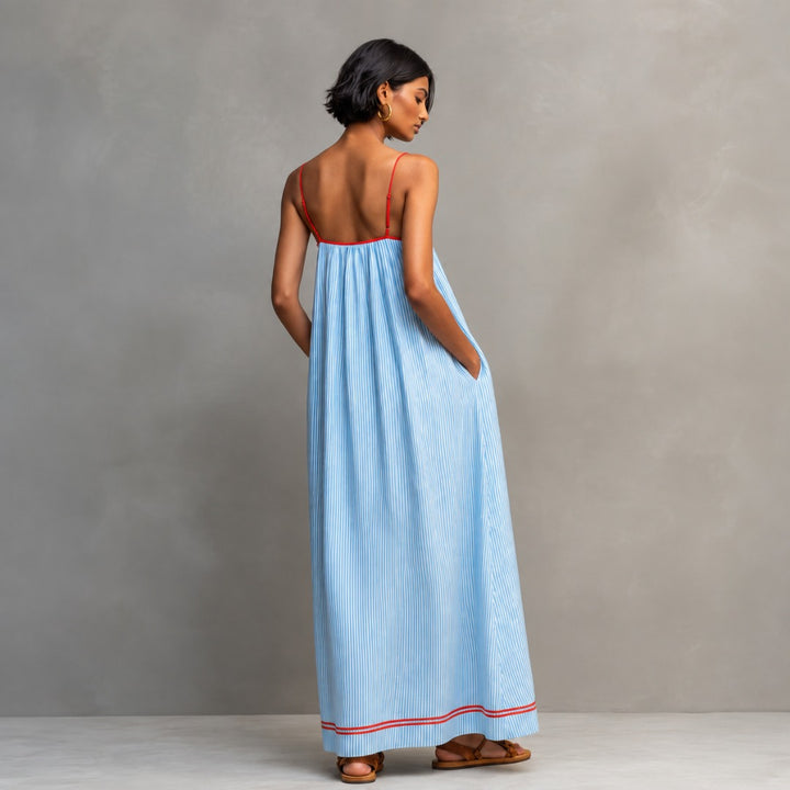 Aurora | Striped Maxi Dress