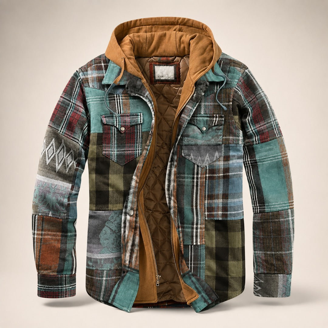 Sebastian | Checkered Patchwork Jacket