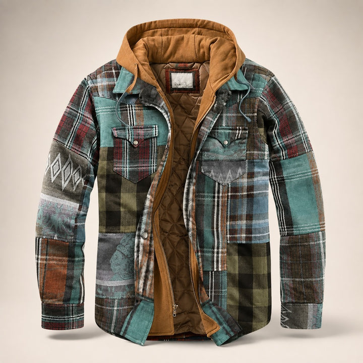 Sebastian | Checkered Patchwork Jacket