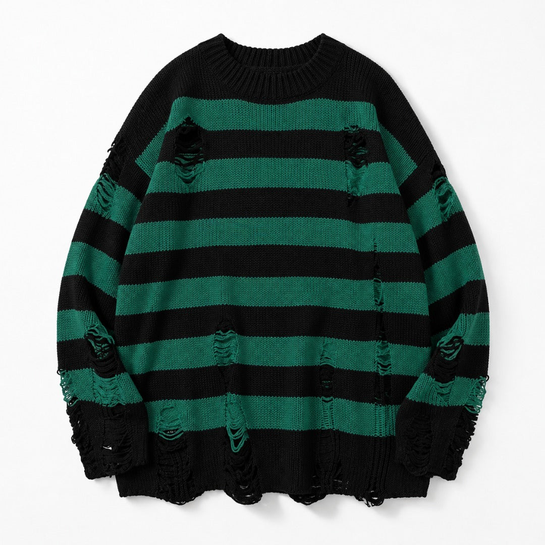 Callum | Oversized Striped Jumper