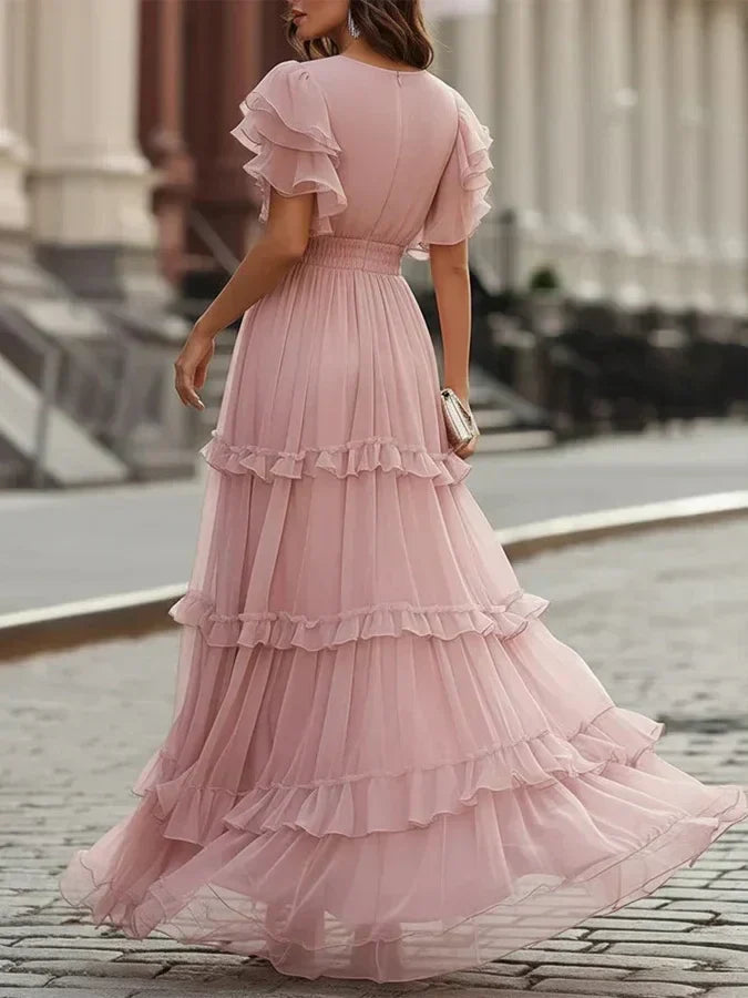 Severine Layered Ruffle Dress