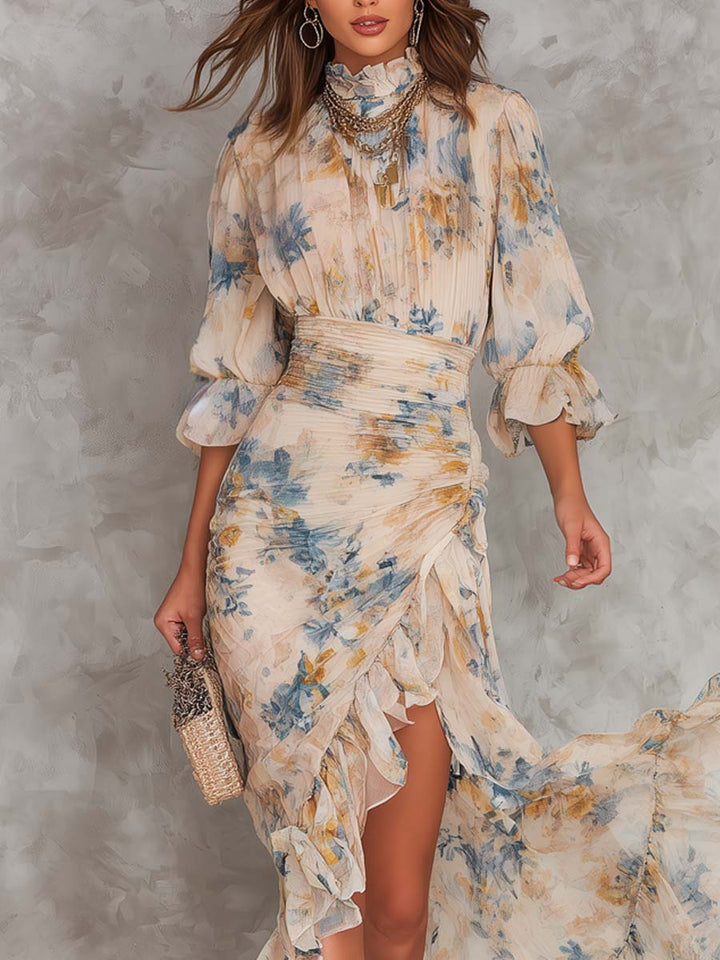 Euphemia Painterly Floral Maxi Dress