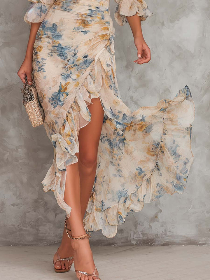 Euphemia Painterly Floral Maxi Dress