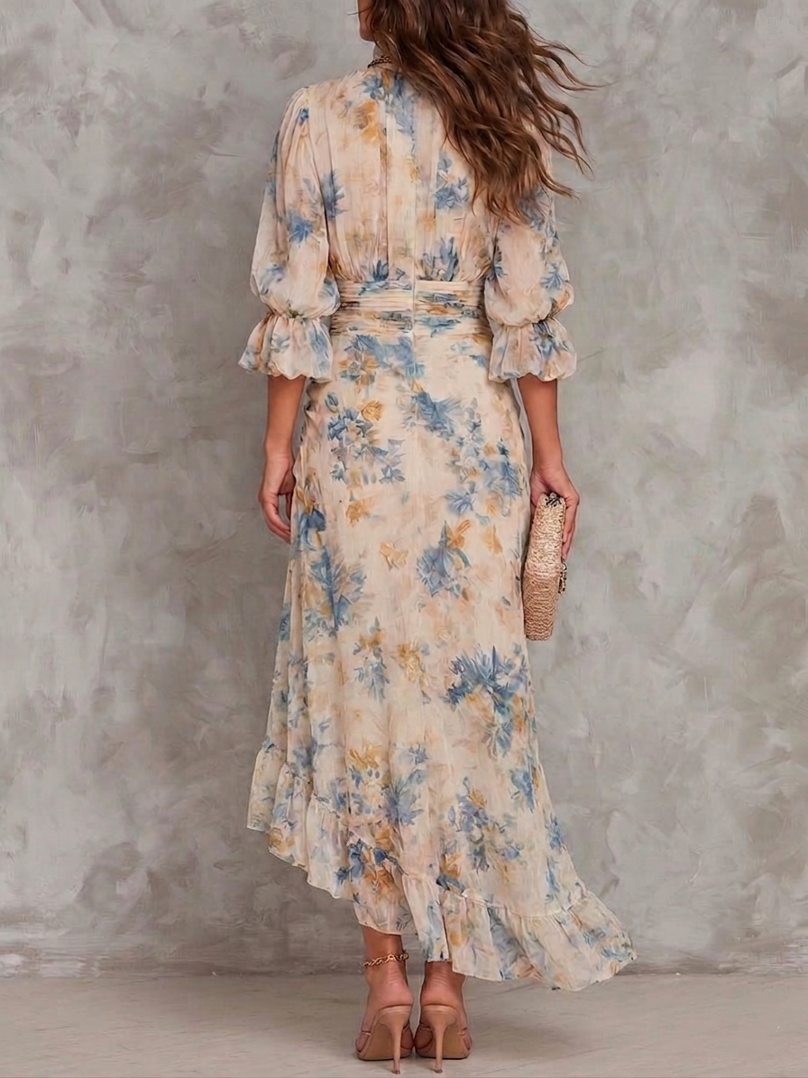 Euphemia Painterly Floral Maxi Dress