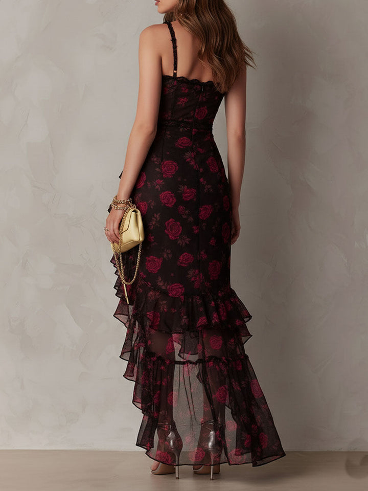 Rosalind Ruffled Floral Dress