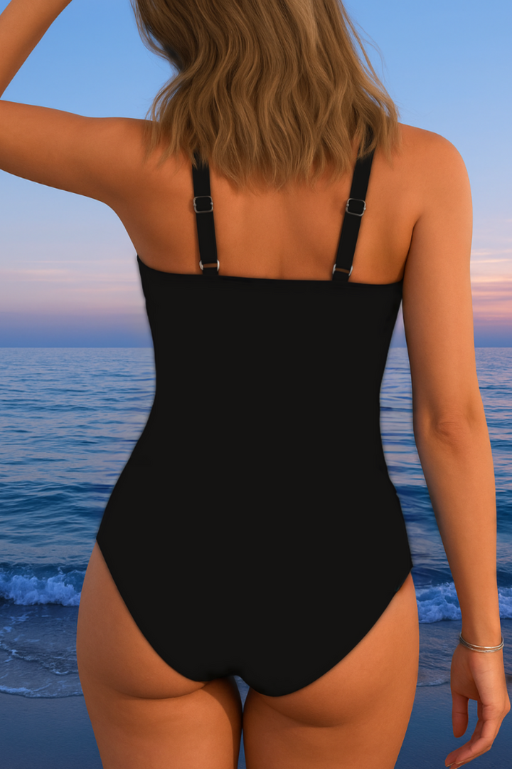 Mayte Crossover Wrap Swimsuit