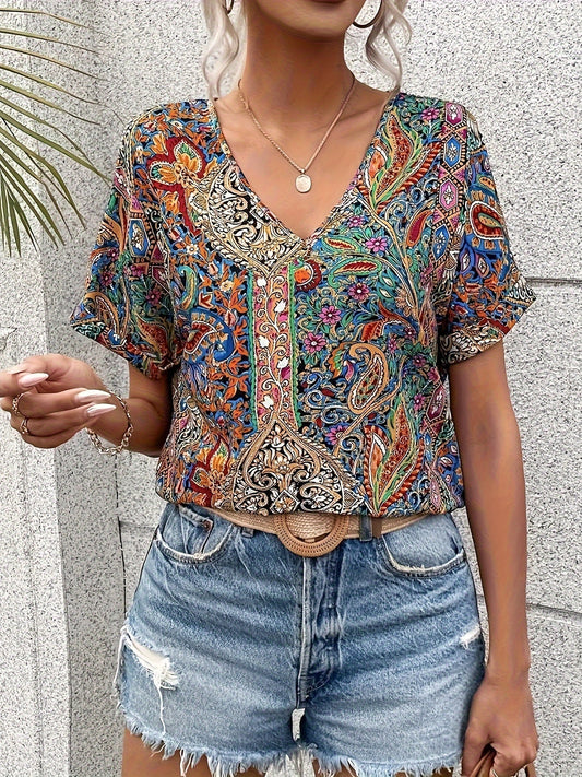 SARA™ | V-NECK BLOUSE