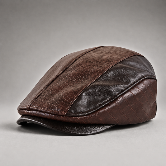 Albert | Classic Leather Flat Cap