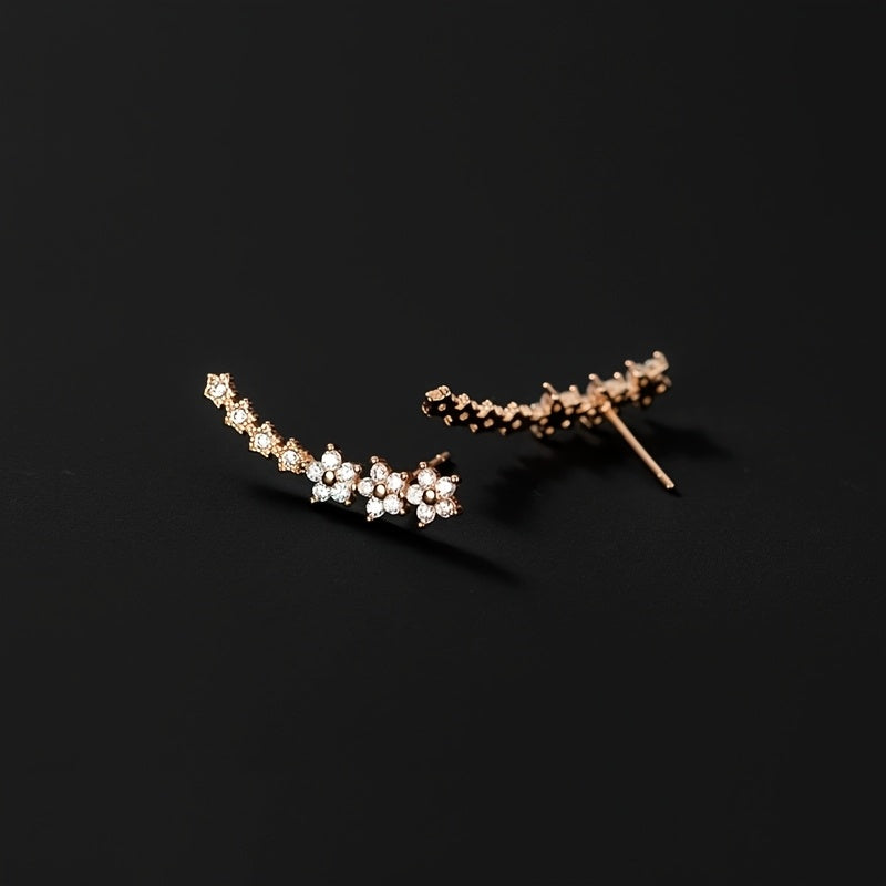 Timeless Flower Earrings - Gold