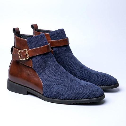 Lucano | Corduroy Boots - Blue