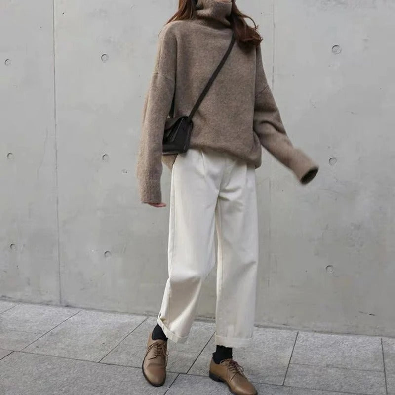 Julia | High Neck Sweater