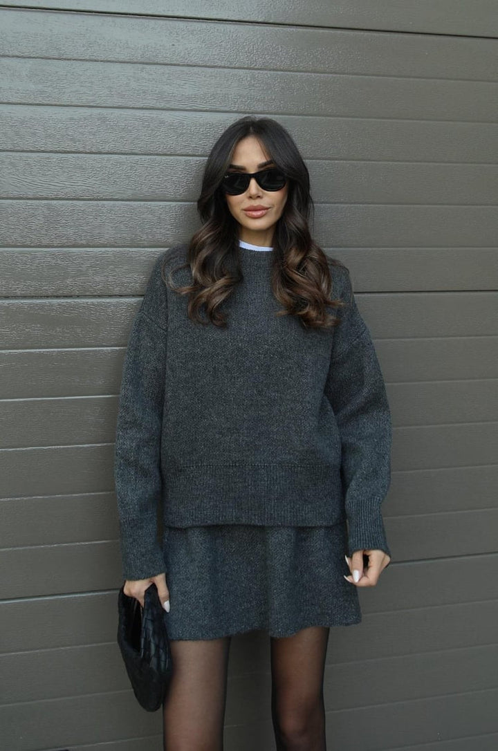 Helena | Knitted Skirt Set