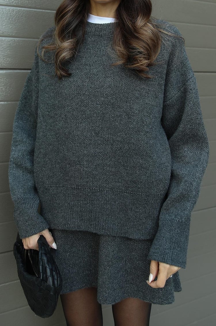 Helena | Knitted Skirt Set