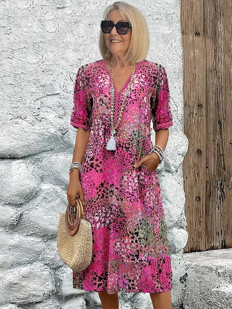 Nina | Vivid Midi Dress (Buy 1, Get 1 Free)