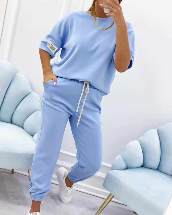Daisy | Loose Top &amp; Ankle Trouser Set