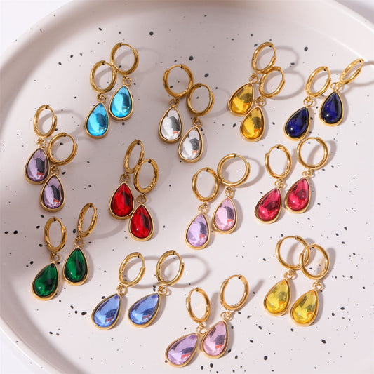 Crystal Drop Earrings