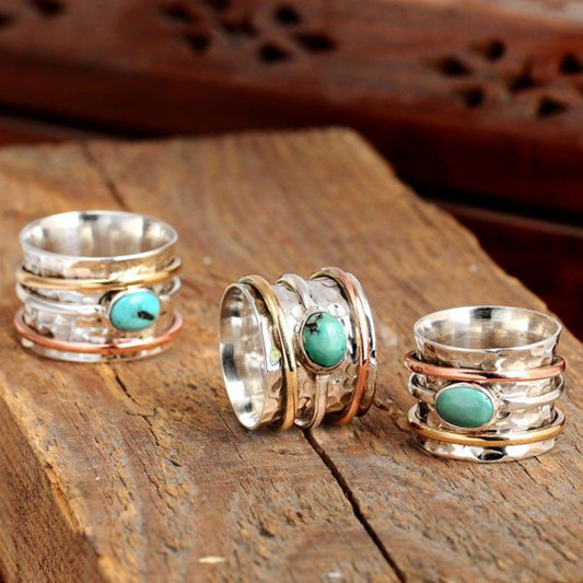 Vintage Turquoise Silver Ring