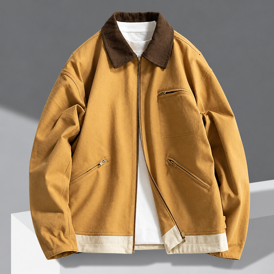 Everett | Cotton Blend Canvas Jacket