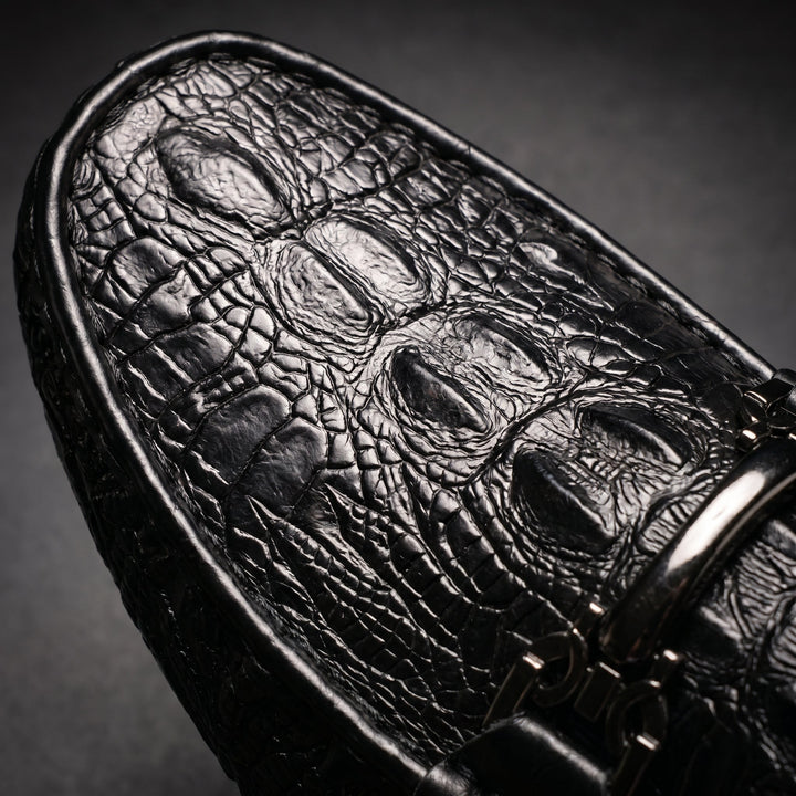 Rupert Croc-Embossed Loafers