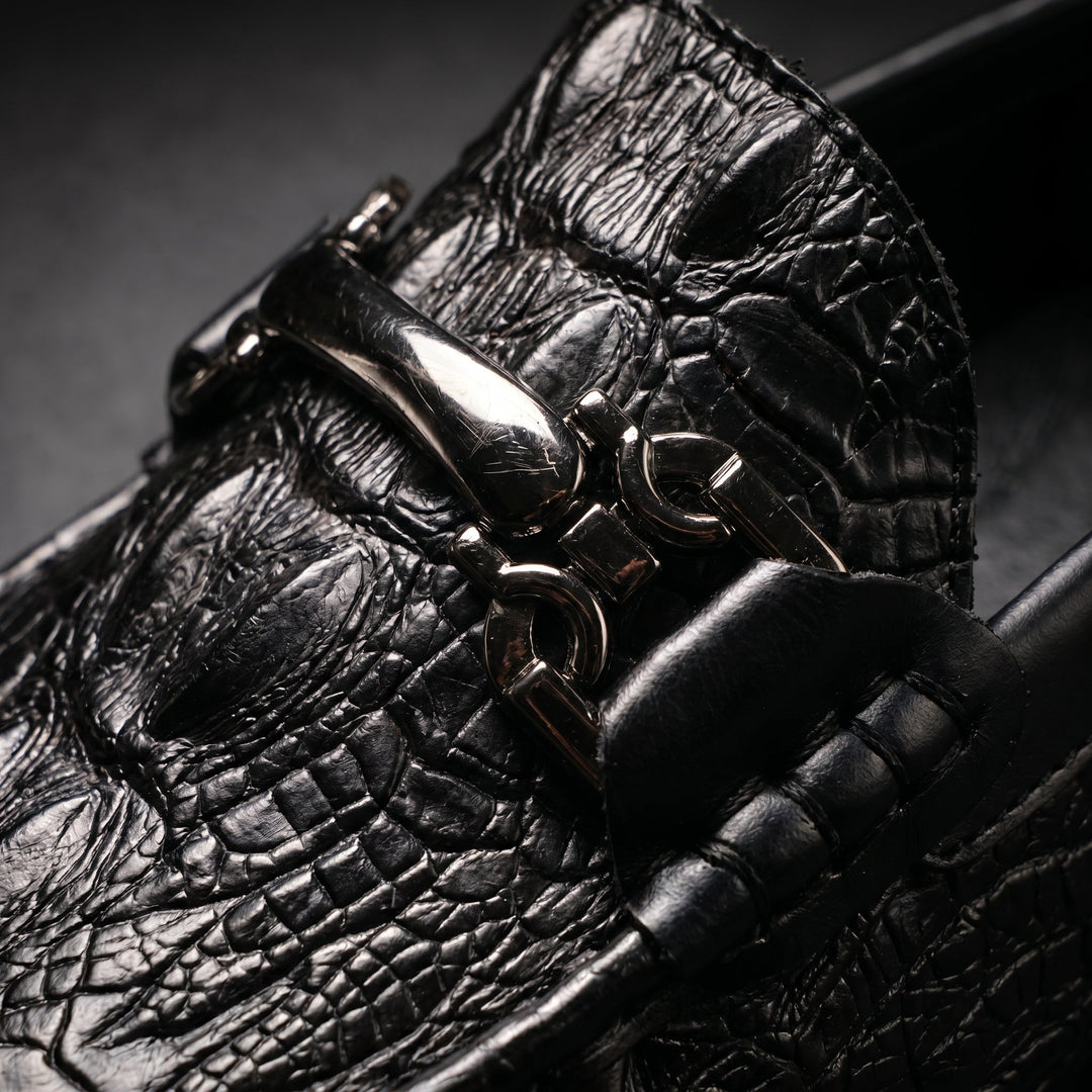 Rupert Croc-Embossed Loafers