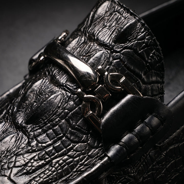 Rupert Croc-Embossed Loafers