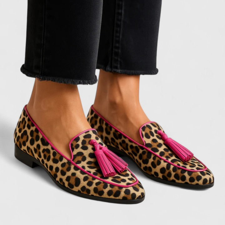 Sadie | Supportive Animal-Print Loafers