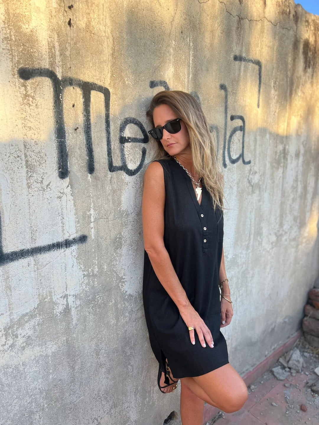 Lily | Effortless Cotton &amp; Linen Dress