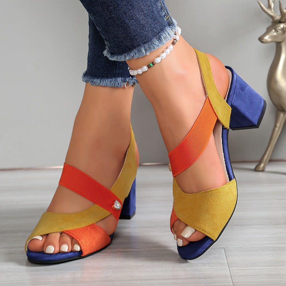 Bella Cross-Strap Orthopaedic Sandals - Orange