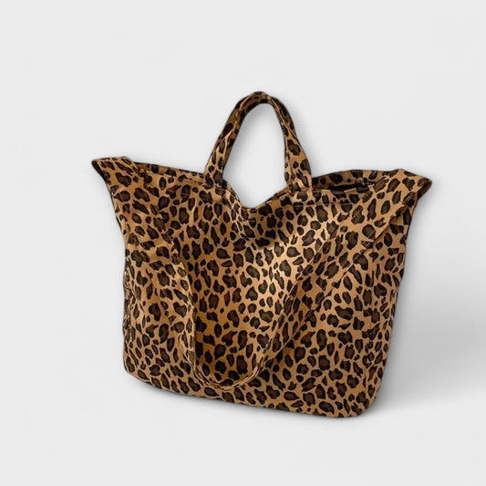 Lene | Stylish Leopard-Print Tote