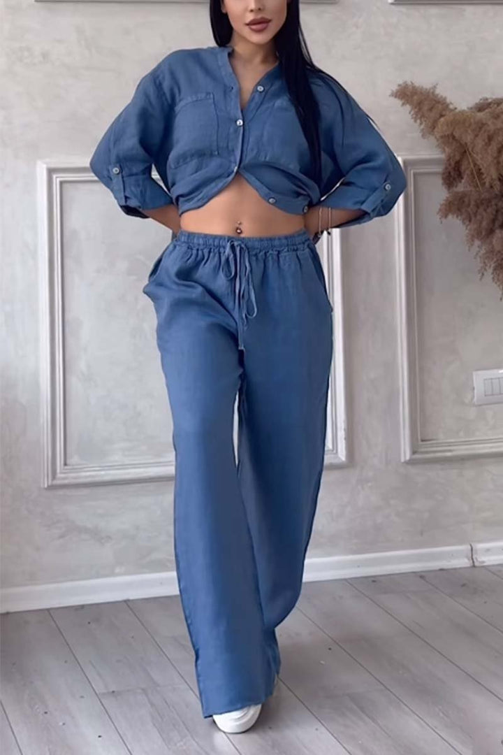 Lilly | Soft Cotton-Linen Two-Piece Set