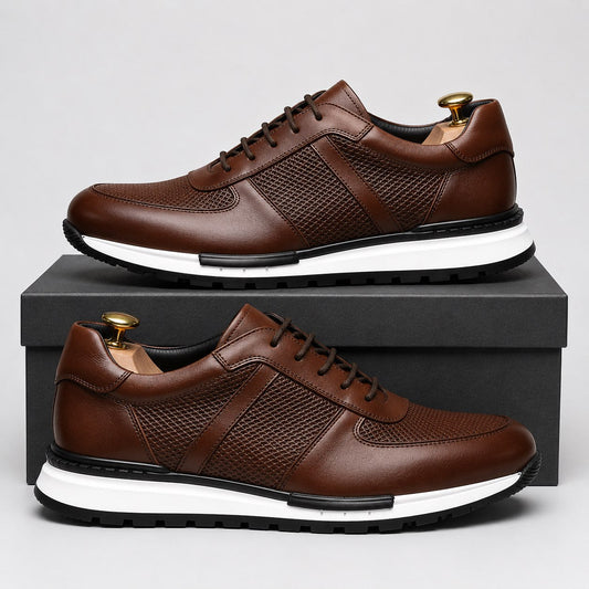 Lawrence | Genuine Leather Comfort Sneakers